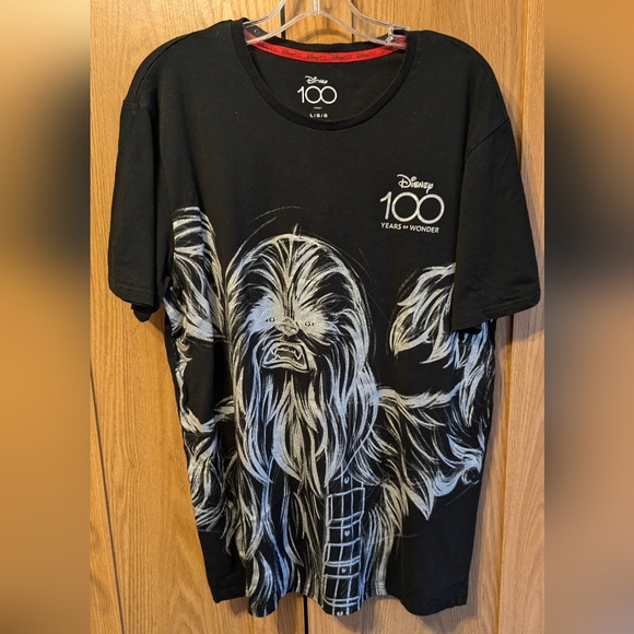 Disney 100 years of Wonder Chewbacca T-shirt - Picture 1 of 5